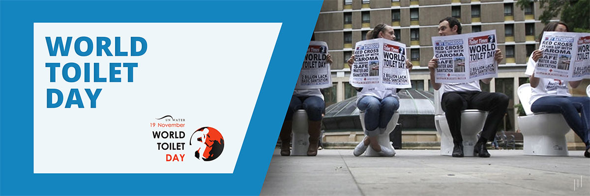 Global Sanitation Economy Summit 2019 – Slide celebrating World Toilet Day and its significance in global sanitation efforts.