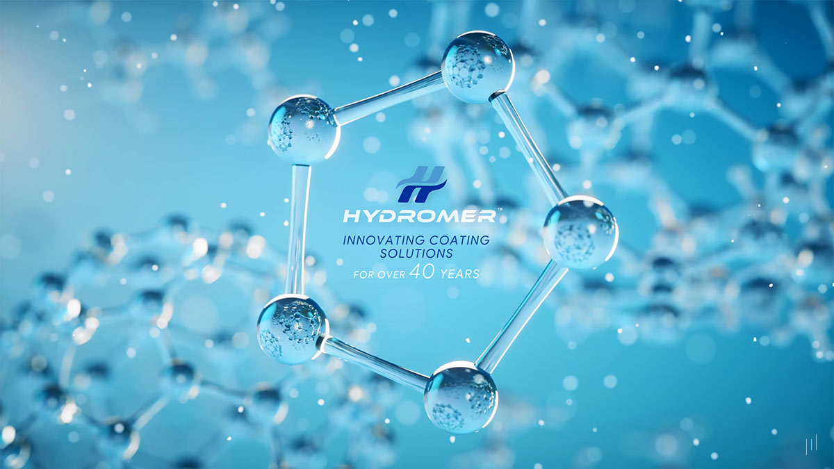 Hydromer Investor Pitch Deck – Opening slide introducing the company’s expertise in surface modification and polymer-based solutions.