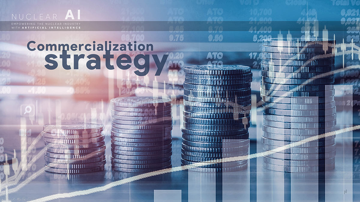 Nuclear AI Investor Presentation – Slide outlining the company’s roadmap for market expansion and commercialization of AI-powered nuclear solutions.