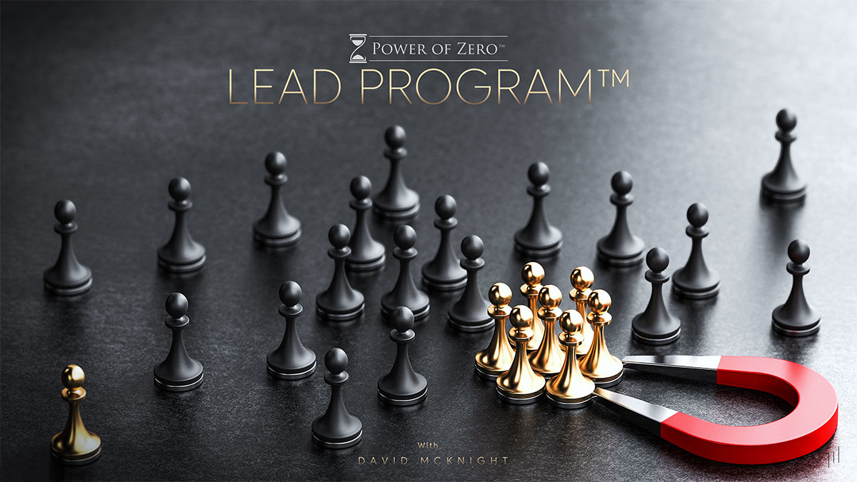 Power of Zero Lead Program – Opening slide introducing tax-free retirement planning strategies and financial management insights.