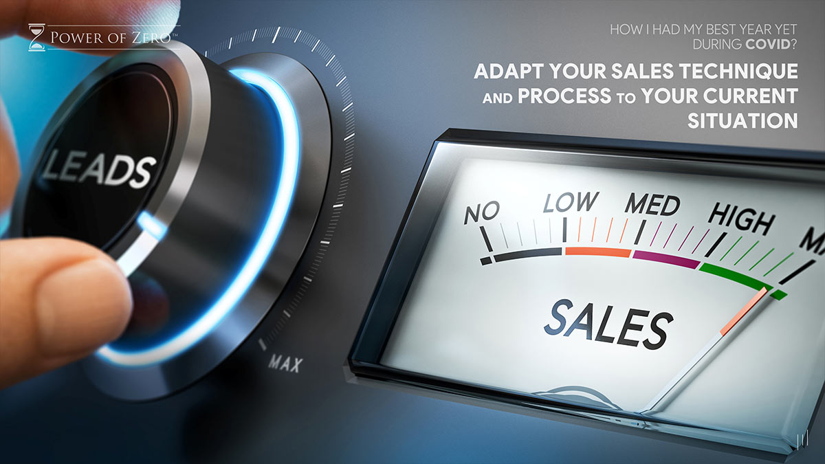 How I Had My Best Year Yet During COVID – Slide exploring flexible sales strategies tailored to evolving market conditions.