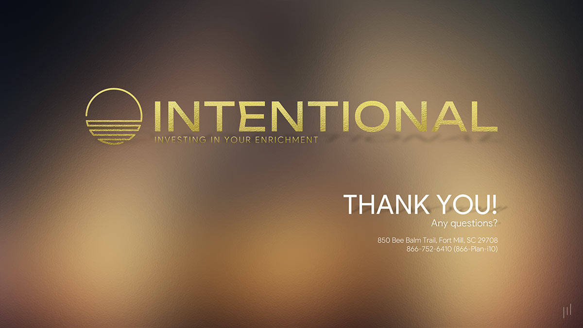 Private Wealth Services – Closing slide expressing appreciation and reinforcing the presentation’s key takeaways.