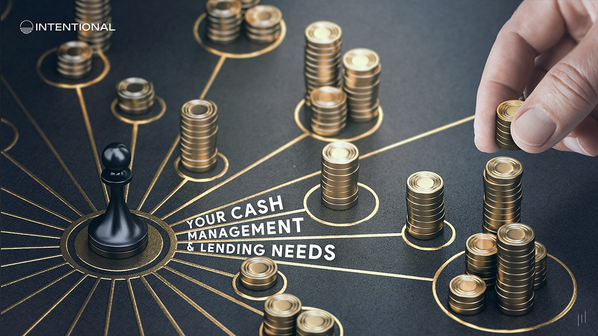 Private Wealth Services – Slide presenting financial solutions for cash management and lending tailored to high-net-worth individuals.